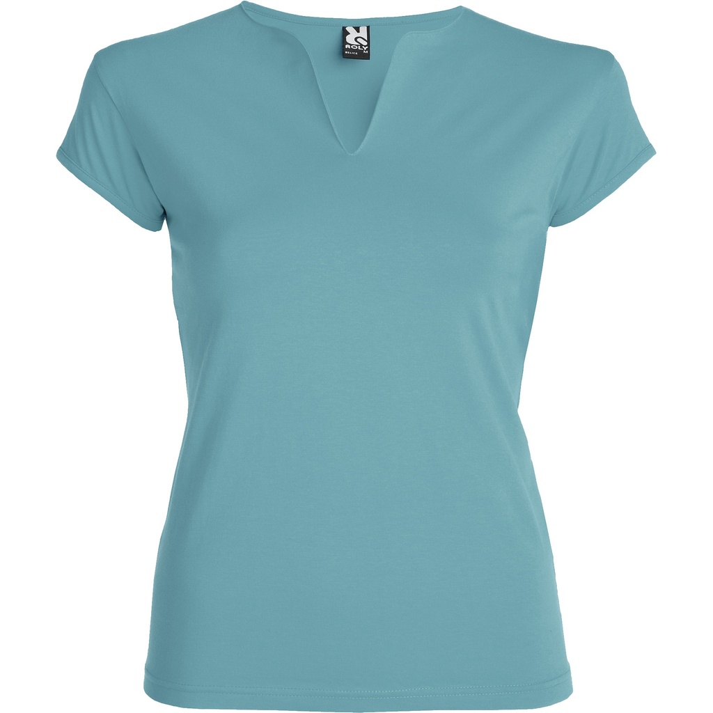 CAMISETA BELICE · MC · ABERTURA V · ELASTICO/STRETCH · [200g]