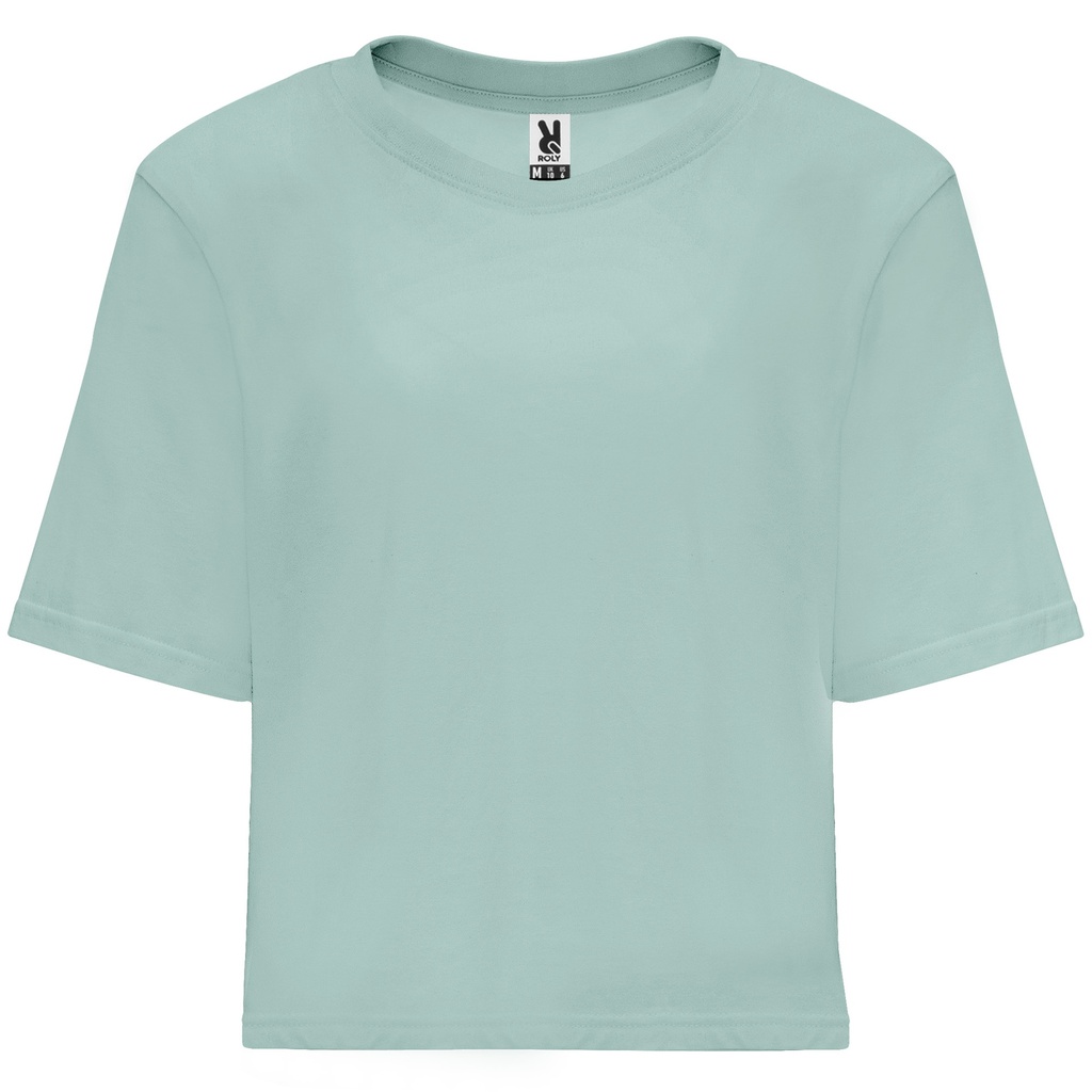 CAMISETA DOMINICA WOMAN · MC · TALLE CORTO Y HOLGADO · 100% ALGODON · [170g]
