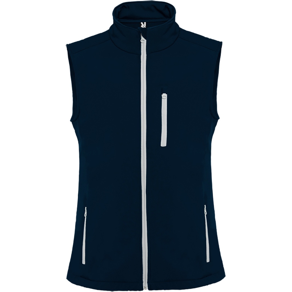CHALECO NEVADA · SOFTSHELL · HIDROFUGADO · 2 CAPAS
