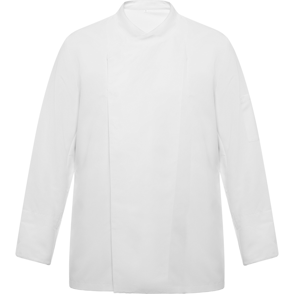 CHAQUETA COCINA DABIZ · UNISEX · ESPALDA TRANSPIRABLE · CIERRE AUTOMATICOS