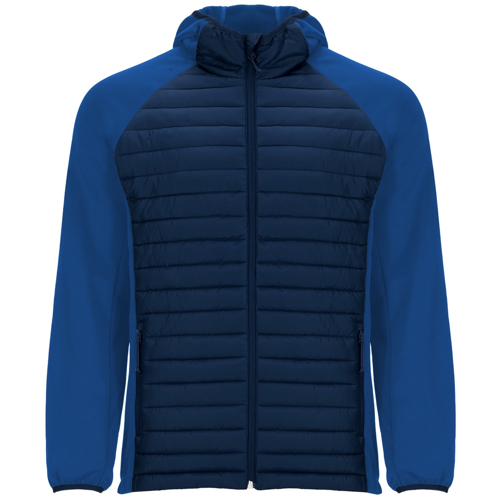 CHAQUETA MINKS BICOLOR · ACOLCHADO · CAPUCHA · CORTAVIENTOS · TACTO PLUMA