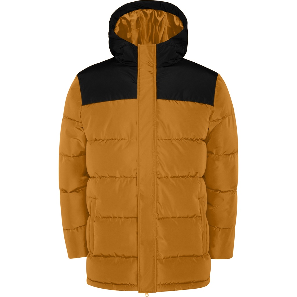 CHAQUETA TALLIN · BICOLOR · ACOLCHADO · HIDROFUGADO · CORTAVIENTOS · CAPUCHA FIJA