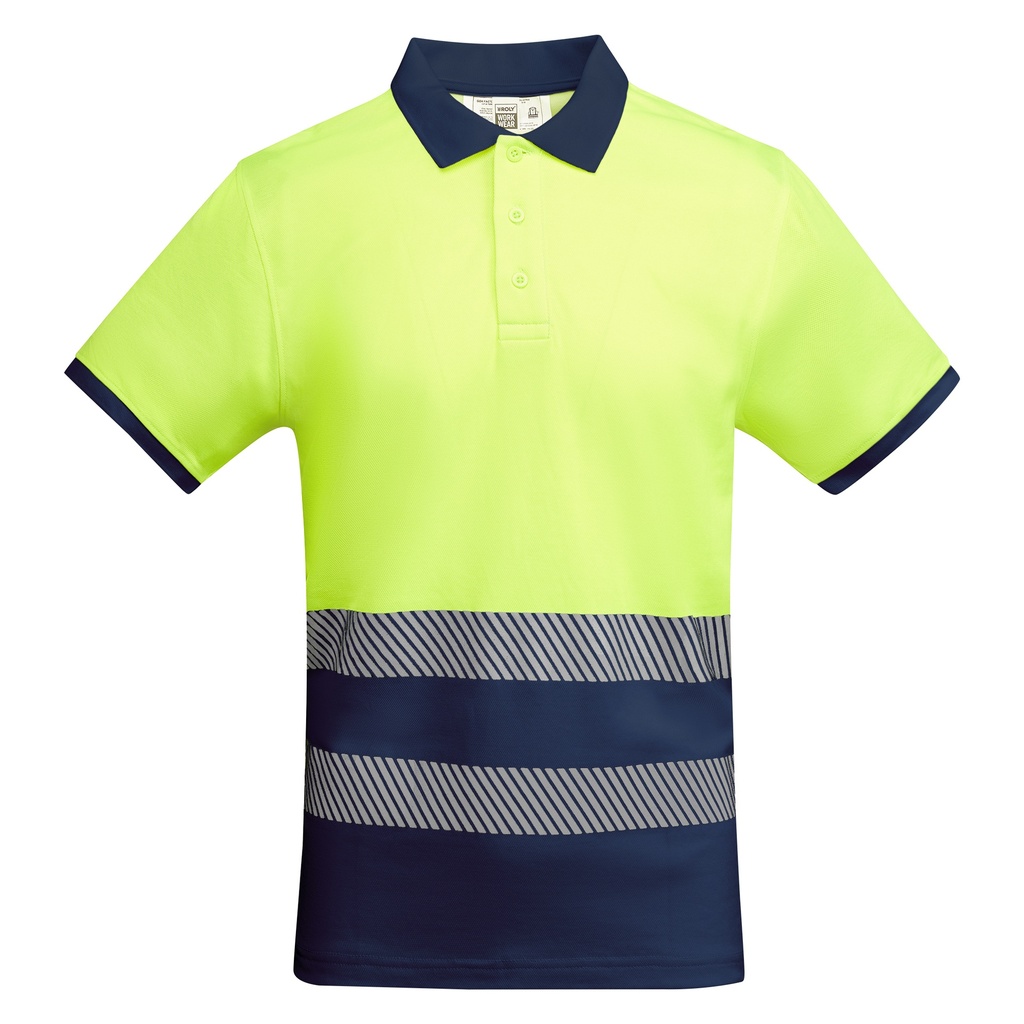 POLO ATRIO · BICOLOR · MC · ALGODON · BANDA SEGMENTADA · AV · CE II CAT · [170g]