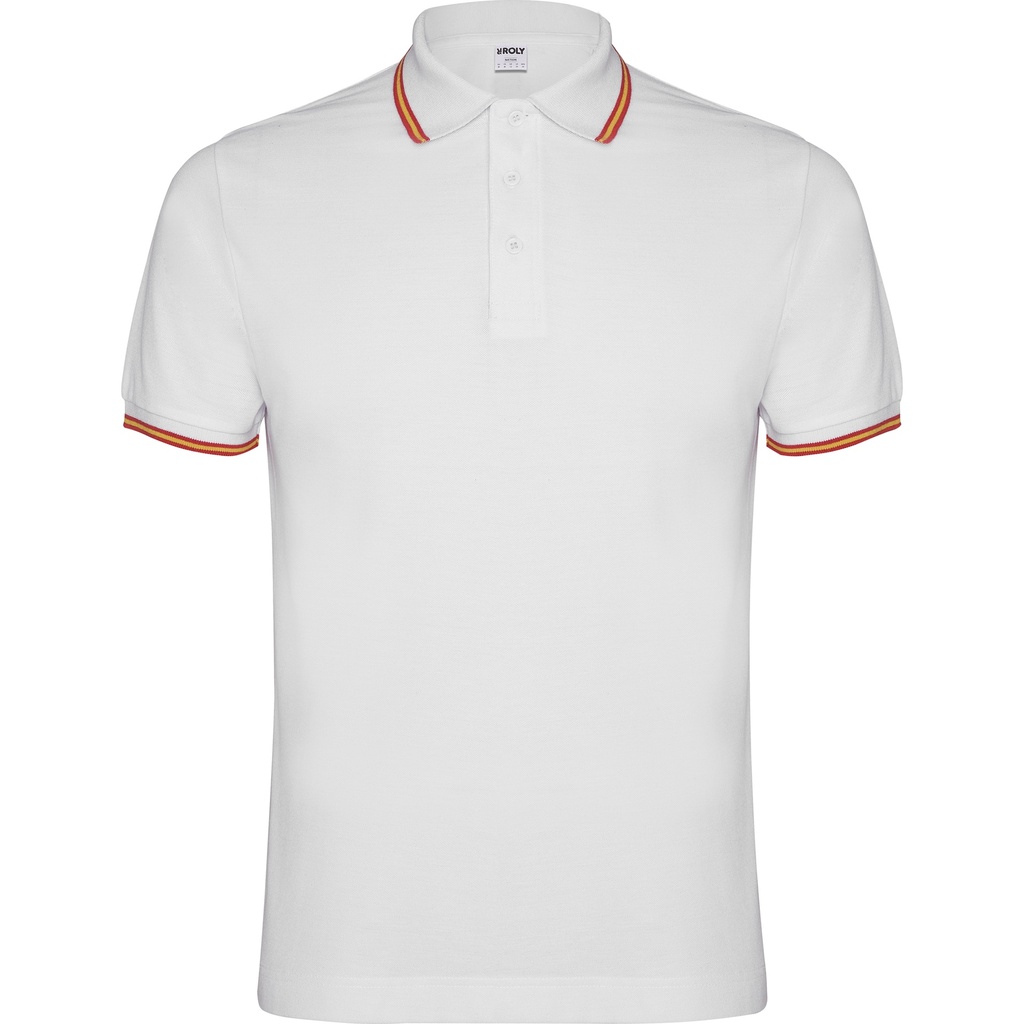 POLO NATION · MC · BANDERA BORDADA · POLI-ALGODON · [190g]