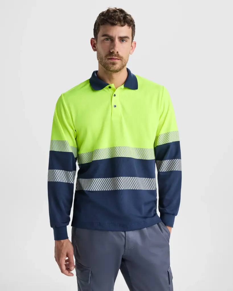 POLO VEGA · BICOLOR · ML · BANDAS SEGMENTADAS · AV · CE II CAT · [170g]