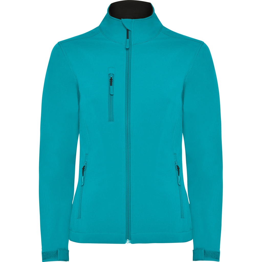 SOFTSHELL NEBRASKA WOMAN · ELASTICO/STRETCH · HIDROFUGADO · CORTAVIENTOS · 2 CAPAS