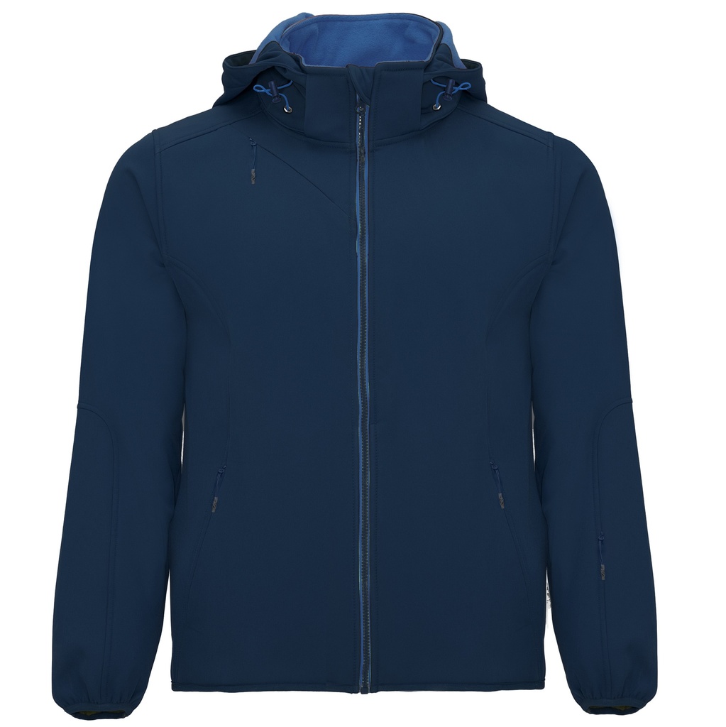 SOFTSHELL SIBERIA · ELASTICO/STRETCH · HIDROFUGADO · CORTAVIENTOS · CAPUCHA EXTRAIBLE · 2 CAPAS