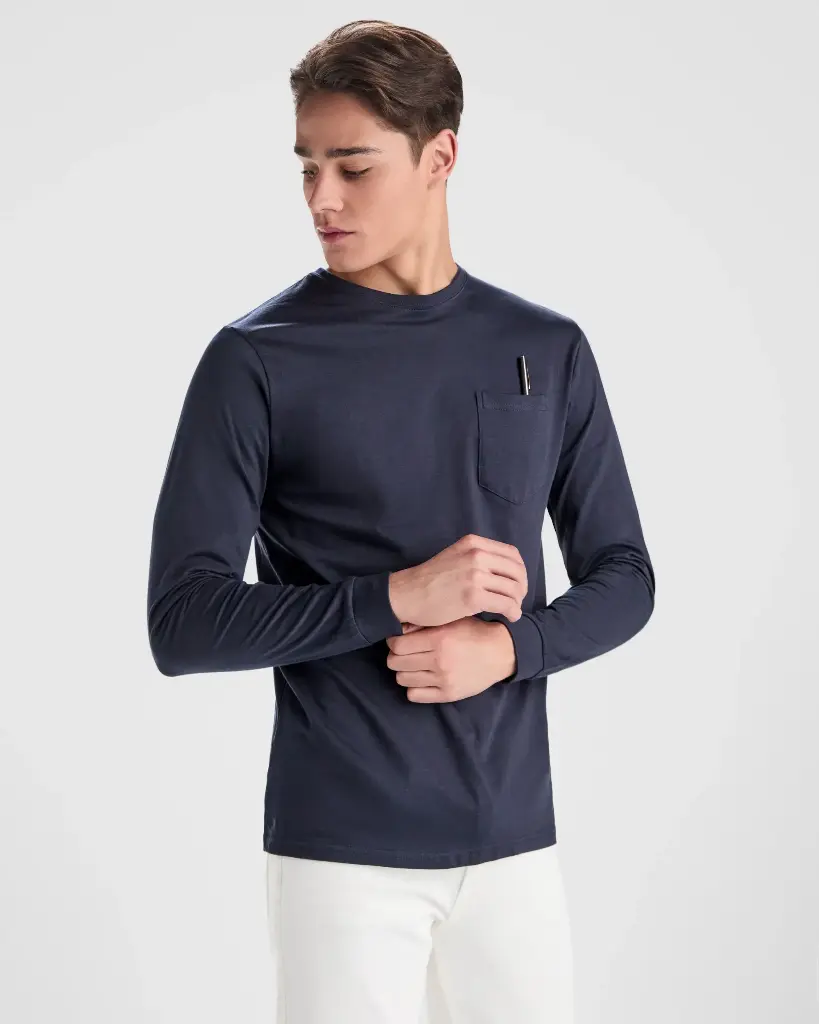 CAMISETA SHIBA · ML · BOLSILLO · 100% ALGODON · [165g]