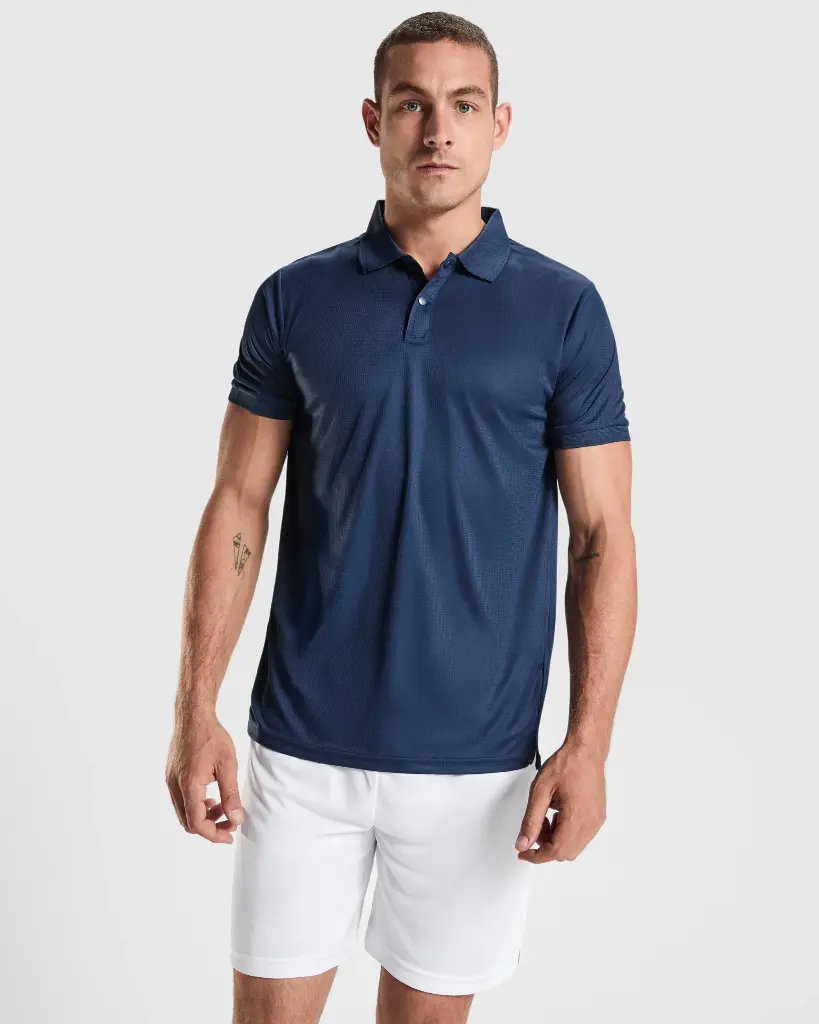 POLO TECNICO TORMO · MC · ELASTICO/STRETCH · ANTIBACTERIANO · CONTROL DRY · ECO · [125g]